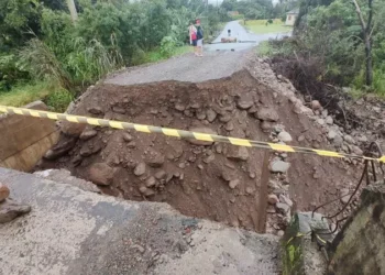 Município de SC registra 235 mm de chuva nos últimos dois dias