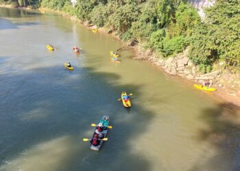 Mutirão de limpeza retira 500 quilos de lixo do rio Itapocu, em Jaraguá do Sul