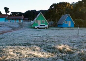 30 cidades registraram temperaturas negativas nesse domingo em Santa Catarina