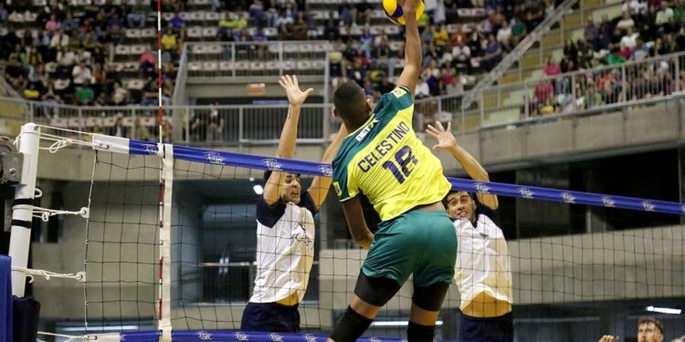 Brasil bate o Chile no último amistoso de vôlei em Jaraguá do Sul