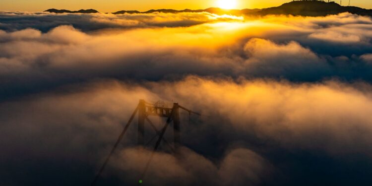 Nevoeiros densos transformam a paisagem de Santa Catarina neste inverno