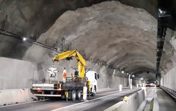 PRF anuncia interdição temporária de túnel na BR 101, em Balneário Camboriú